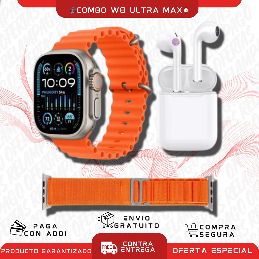 ⌚combo w8 ultra max🎧